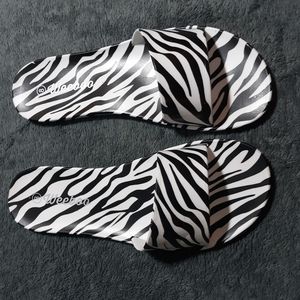 Jelly Zebra Sandals